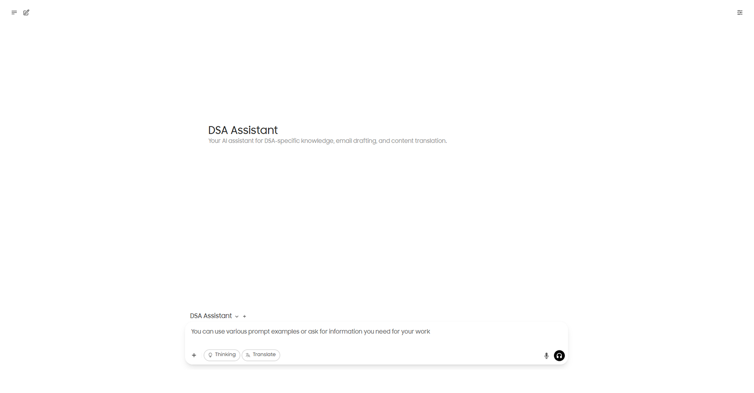 Screenshot of Open WebUI showing Samsung Semiconductor, Inc. internal AI chatbot interface.